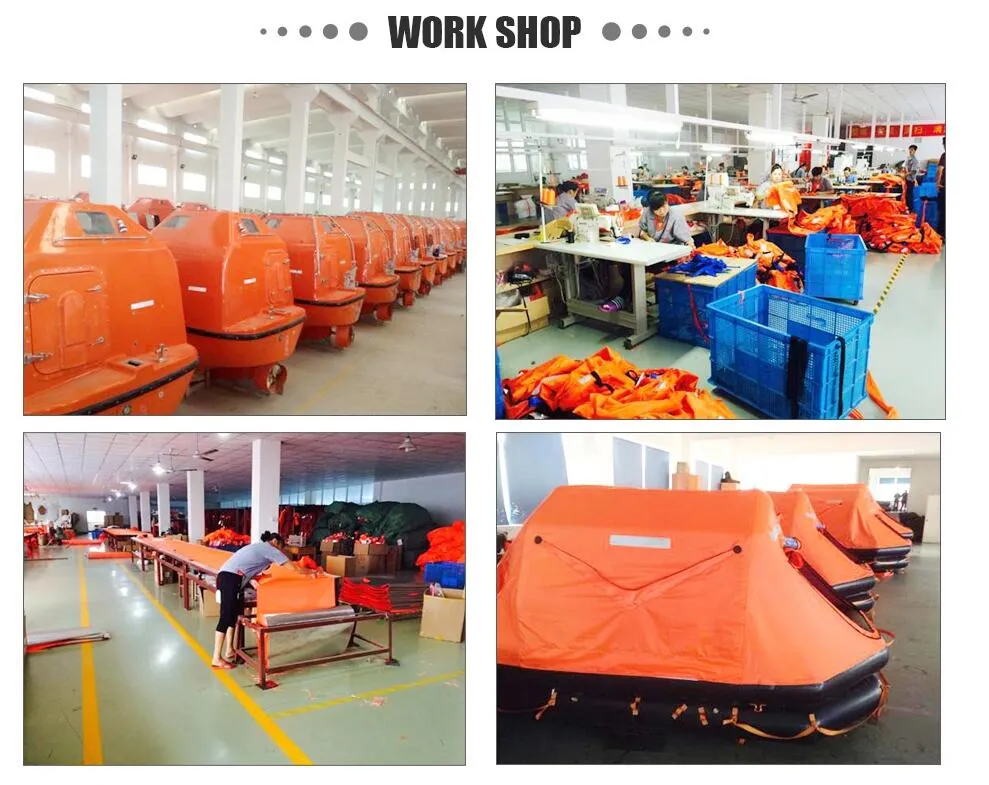 Marine Lifesaving Equipment FRP Totally Enclosed Freefall Life Boat