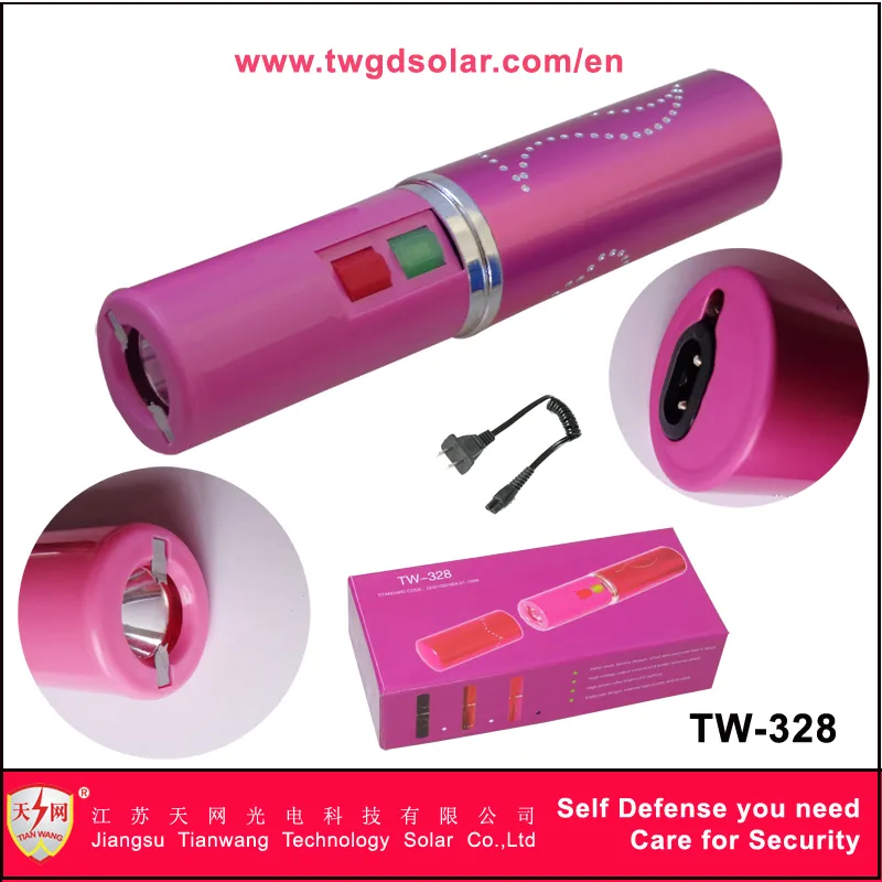 Newest Hot Selling Self Defense Flashlight Hot Women Stun Shocker (TW-328)