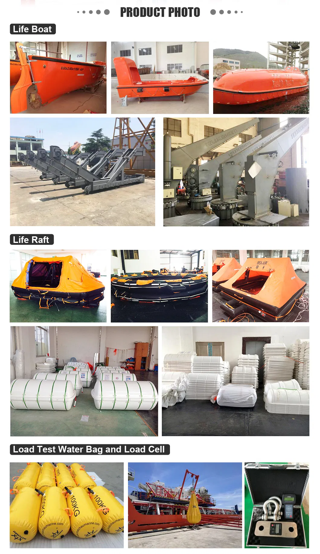 Open Reversible Inflatable Life Raft with Hsc Regulation