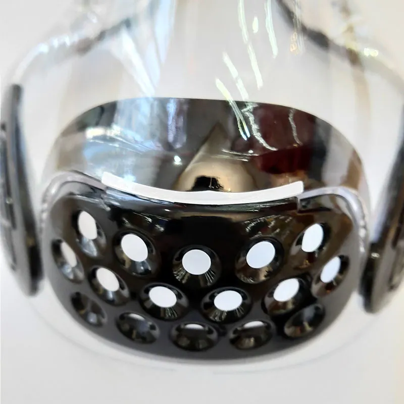 PC Mask with Silicone Earloops Transparent Facemask for Deaf Fits Closely Edge