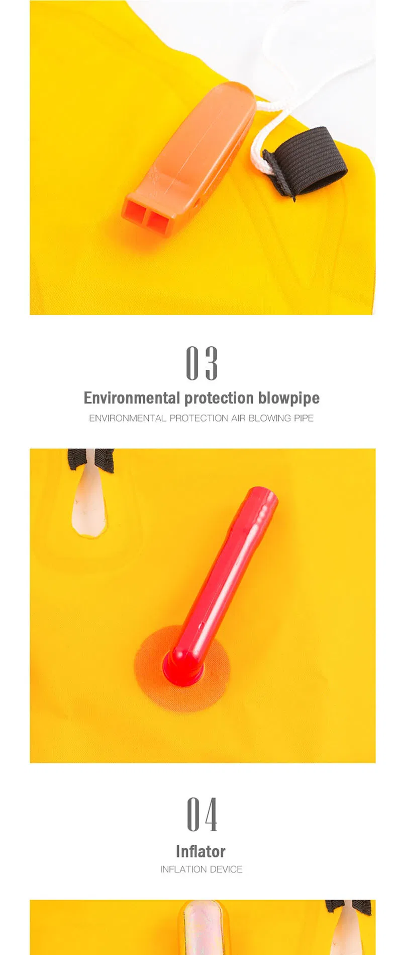 Portable Large Buoyancy Life Jacket for Vehicle