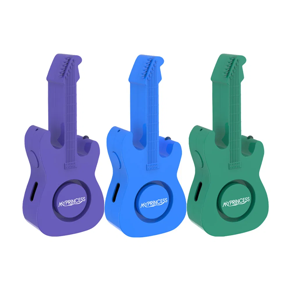 Portable Personal Alarm Safesound for Women Self Defense Original Design MP-A05 Gita Shaped Emergency Safety Alarm 130dB