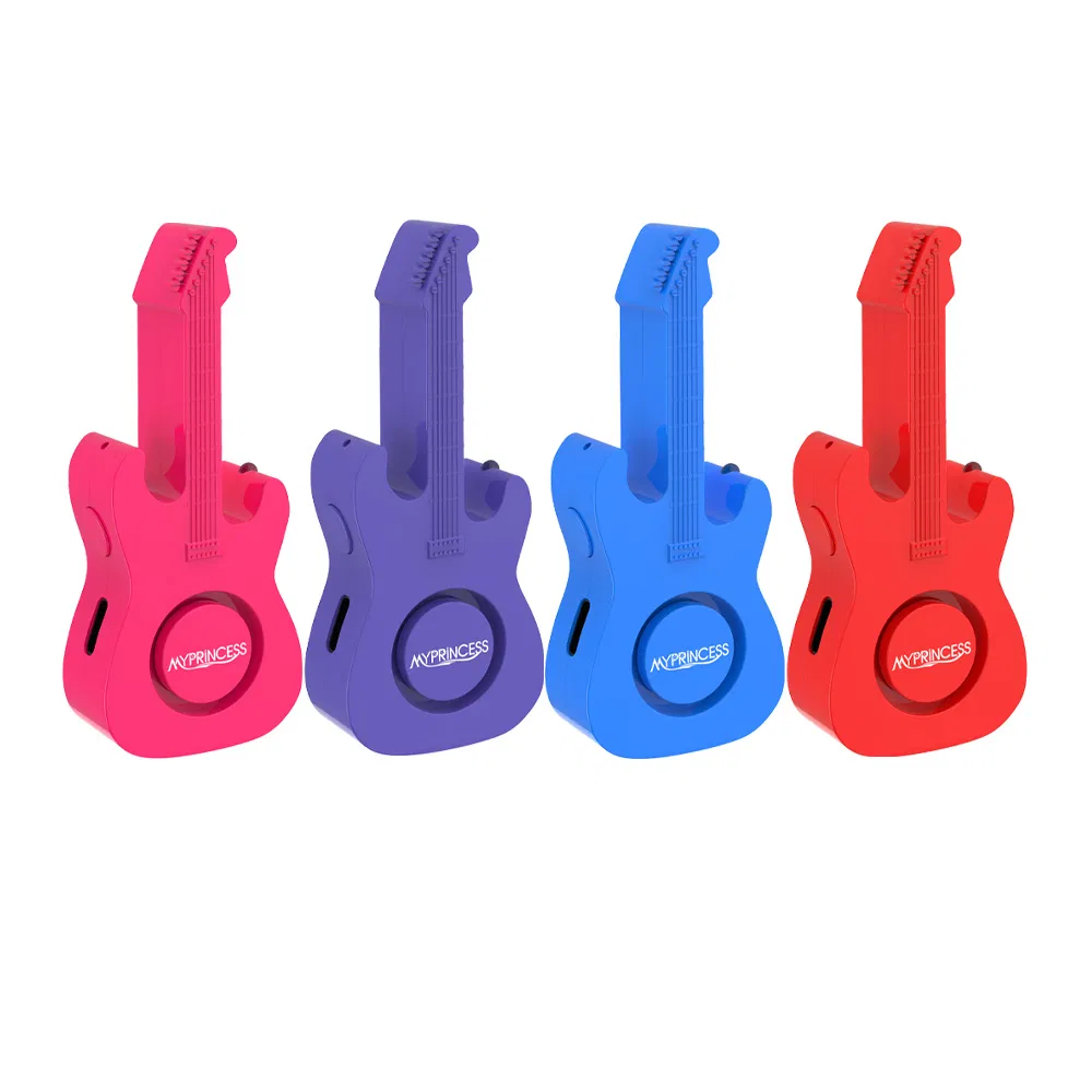 Portable Personal Alarm Safesound for Women Self Defense Original Design MP-A05 Gita Shaped Emergency Safety Alarm 130dB