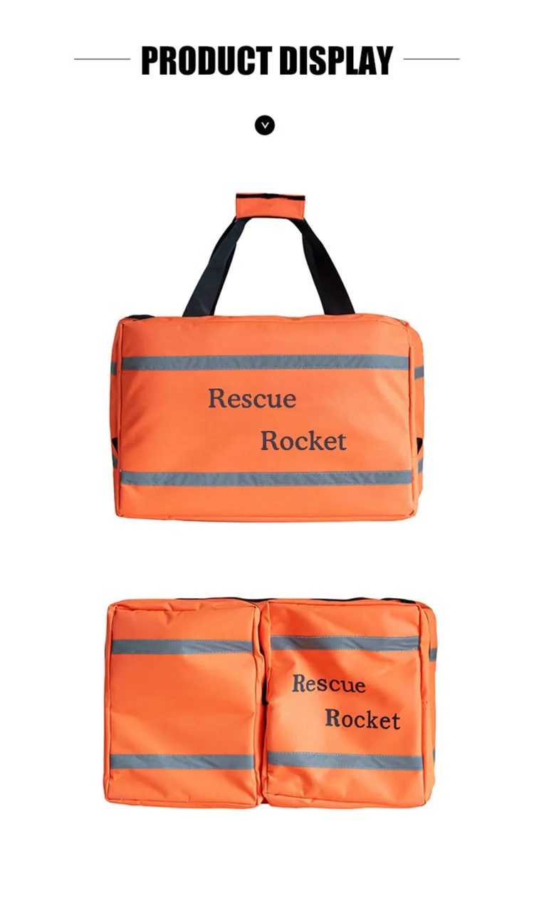 Portable Rescue Lifesaving Long Distance Rocket Working Nighttime Reflective Tapes Design