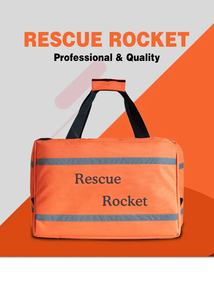 Portable Rescue Lifesaving Long Distance Rocket Working Nighttime Reflective Tapes Design