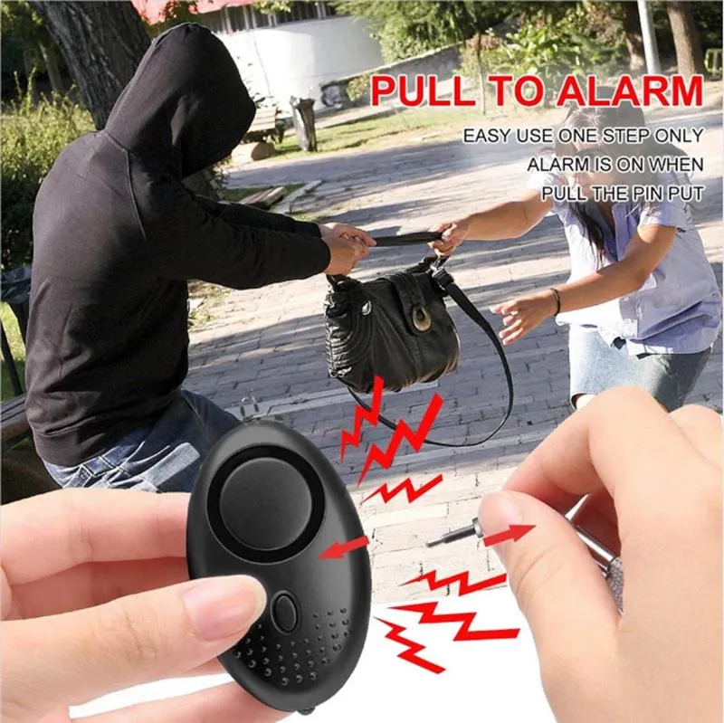Portable Self Defense Alarm 130dB Emergency Protection Sos Personal Safety Alarm Keychain for Woman Children Elderly