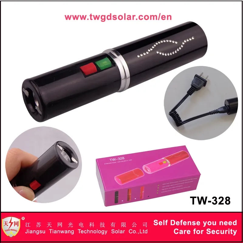 Powerful Electrical Self Defense Shocking Stun Guns for Girls (TW-328)