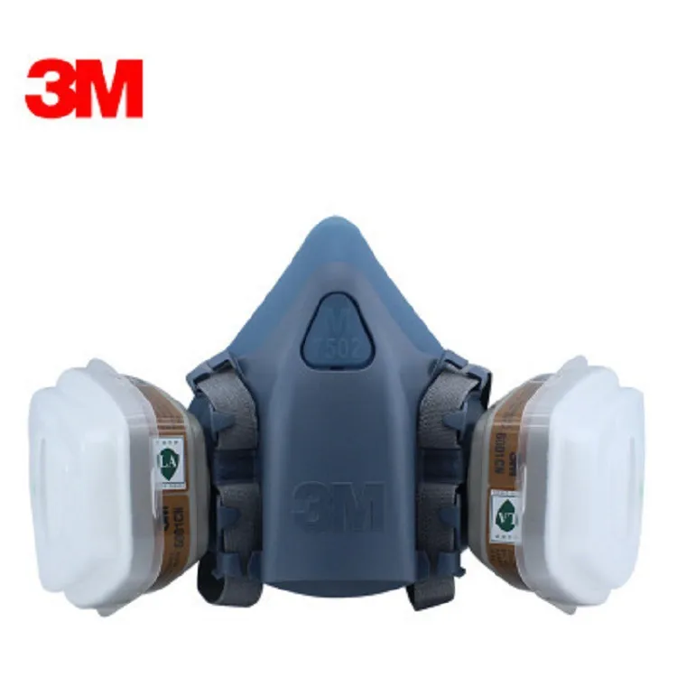 Reuse 7502 Half Face Gas Mask HEPA Filter Powered Air Purifying Respirator Electric Dust Industrial Chemical Toxic Poison Pesticide Paint Facepiece