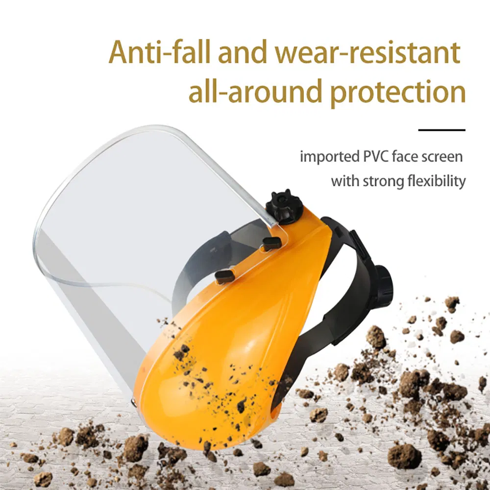 Safety Helmet with PC Face Shield Safety Anti-Impact Face Shield Half Helmet with Face Shield Manufacturer in China