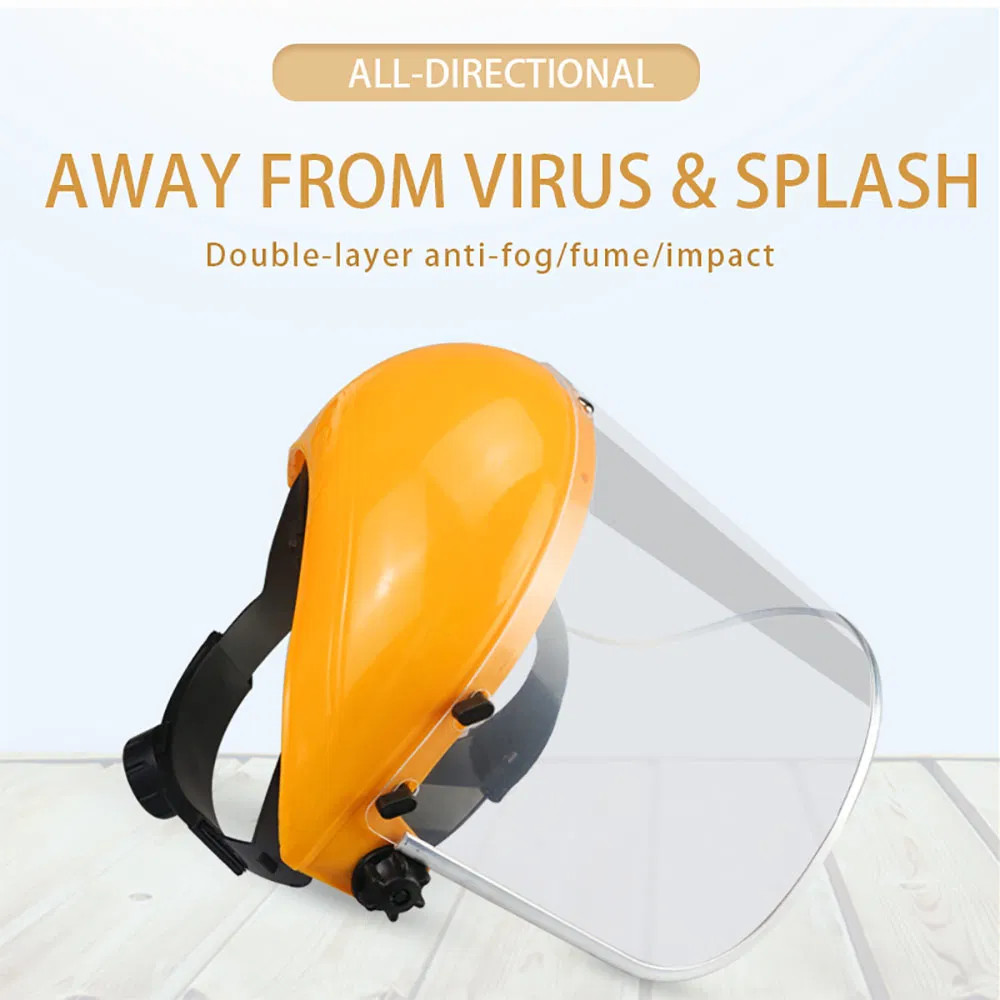 Safety Helmet with PC Face Shield Safety Anti-Impact Face Shield Half Helmet with Face Shield Manufacturer in China