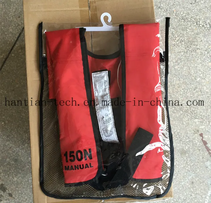 Solas 150n Buoyancy Inflatable Single Air Chamber Lifejacket with Ec and CCS Certificate