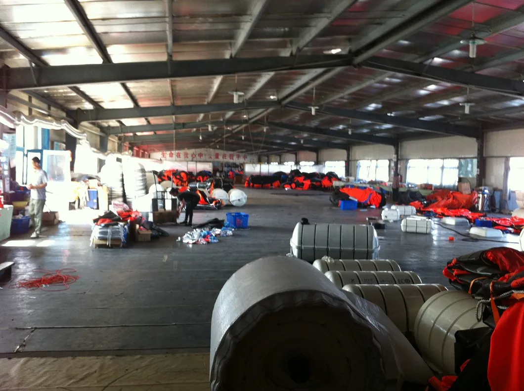 Solas Approval Inflatable Davit Launched Self Inflating Emergency Life Raft for 25 Persons