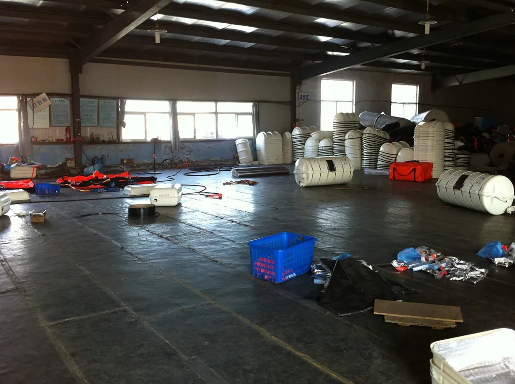 Solas Approval Inflatable Davit Launched Self Inflating Emergency Life Raft for 25 Persons