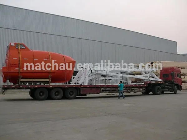 Solas Approval Totally Enclosed Free Fall Life Boat and Launching Appliance