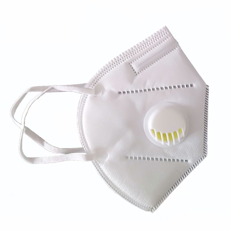 Stock High Quality Five Layers Mask with Valve Disposable Protective Face Masks Qualified for Export