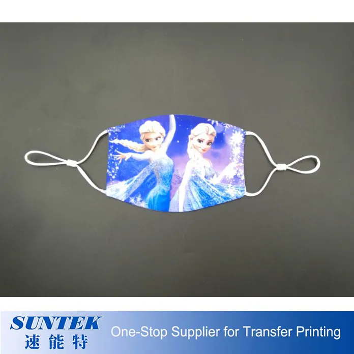 Sublimation 2 Ply Full White Printable Polyester Face Masks