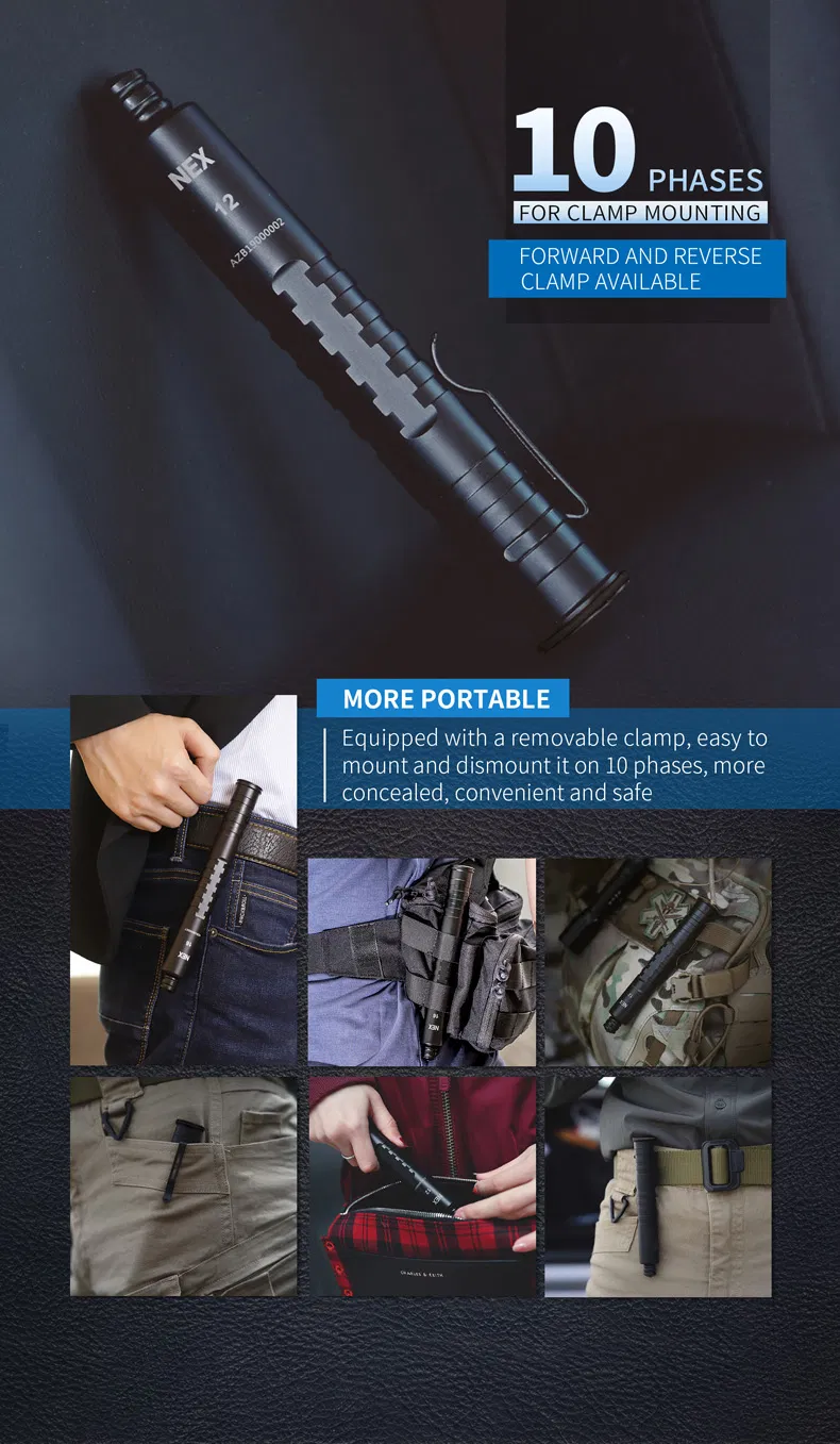 Tactical Baton Telescopic Police Baton Baton Telescopique Nex N20