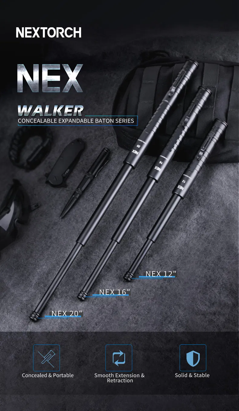 Tactical Baton Telescopic Police Baton Baton Telescopique Nex N20