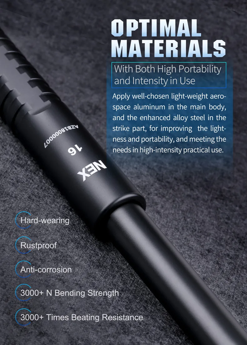 Tactical Baton Telescopic Police Baton Baton Telescopique Nex N20