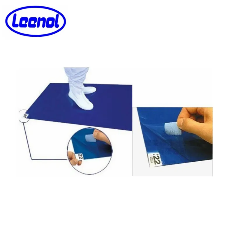 Using for Cleanroom 24′′*36′′ Stepping Pad Can Be Tearable Sticky Mat