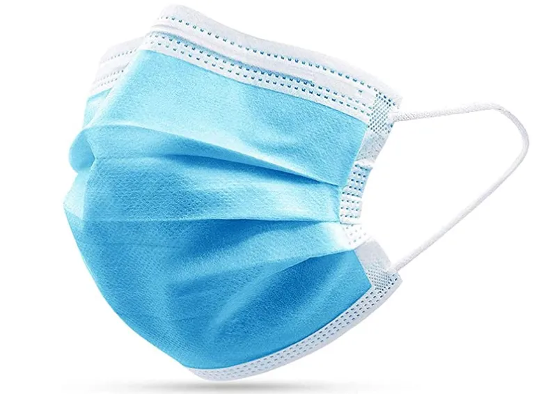 Wholesale 3ply PP Nonwoven Disposable Protective Face Mask