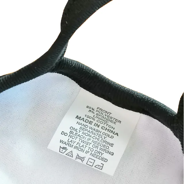 Wholesale OEM Cheap Price Anti Dust Washable Reusable Design Your Own Cotton Polyester Mouth-Muffle